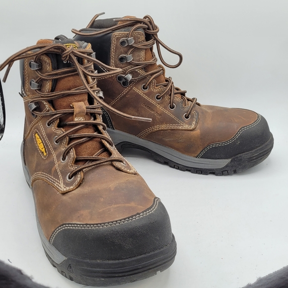 KEEN Utility Men's Evanston 6" Waterproof Work Boots with Carbon Toe Size 10.5EE - Picture 9 of 16